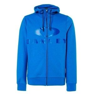 MENs BLUE OAKLEY BARK GRAPHIC FULL ZIP HOODIE